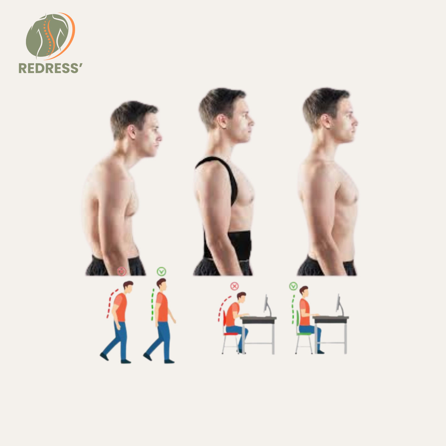 Correcteur de posture intelligent